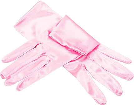 Sahabowi Satin Gloves Formal Bridal Banquet Party Wedding Opera Solid Colorful Mitten For Women