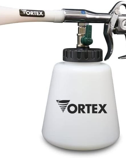 HI-TECH Vortex I Air Cleaning Gun – Deep Cleans Auto Interiors & Exteriors – Compressed Air Powered – Car Detailing Tool for Dirt, Dust, Grime & Stains