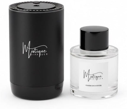 Mistique Smart Portable Waterless Car and Home Fragrance Oil Diffuser with LED Ceiling Lighting - Essential Oil Diffuser, Car Air Freshener & Single Room Home air Freshner JK-577 Fragrance