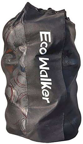 Ball Bag Large Capacity (Holds 16 Soccer Balls) Heavy Duty Mesh Drawstring with Adjustable Shoulder Strap and Thick Handle