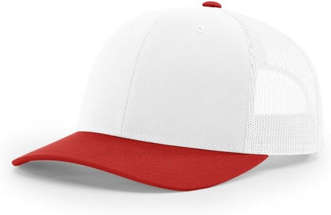 Richardson 112 Classic Six-Panel Adjustable Snapback Trucker Cap | Bulk Packs Available