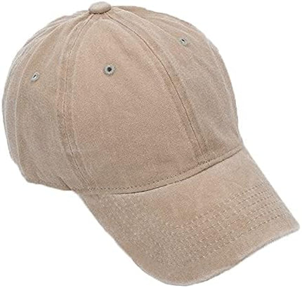 HH HOFNEN Men Women Washed Distressed Twill Cotton Baseball Cap Vintage Adjustable Dad Hat