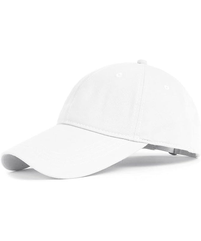 Zylioo XL XXL Oversize Baseball Cap, 100% Cotton Adjustable Dad Hat for Big Heads 23.5"-25.5", Soft Crown Large Size Cap