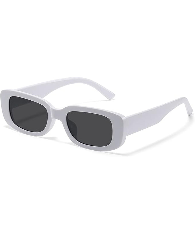 JASPIN Rectangle Sunglasses for Women Men Trendy Y2k Retro 90s Sun Glasses UV Protection Cool Square Frame