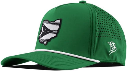Branded Bills Ohio Vintage PVC 5-Panel Performance, Lightweight, Comfortable Baseball Cap