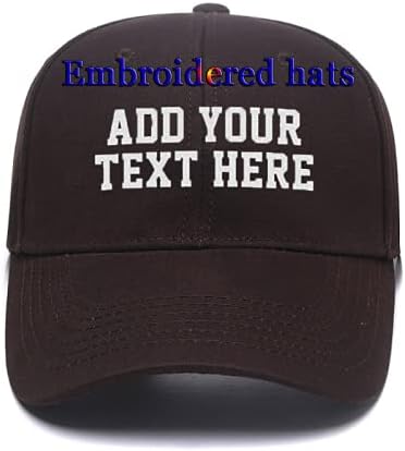 Custom Embroidered Hats Your Own Text Curved Bill Hip Hop Snapback Baseball Hats