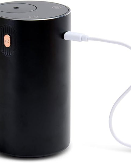 NEOM Wellbeing Pod Mini+ Essential Oil Diffuser, Black I Waterless and Wireless I Portable & Versatile - car, Office or Home I Up to 125 Hours of Natural Fragrance use per Charge