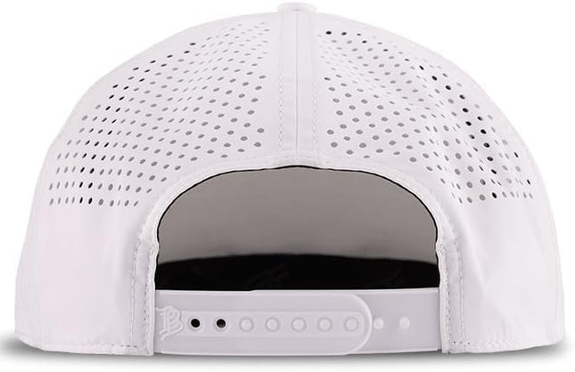 Branded Bills Nevada Stealth PVC Curved 5 Panel Rope, Snapback Closure, Lightweight, Comfortable Baseball Cap