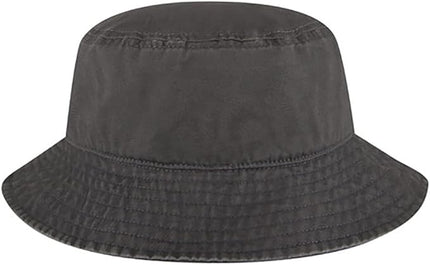 Ashen Fane Garment Washed Combed Cotton Twill Packable Lightweight Unisex Bucket Hat