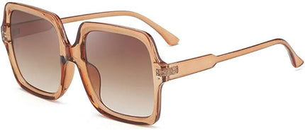 Dollger Oversized Square Sunglasses for Women Big Large Wide Fashion Shades for Men UV Protection Unisex