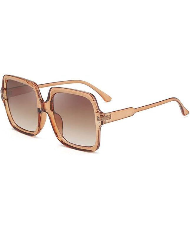 Dollger Oversized Square Sunglasses for Women Big Large Wide Fashion Shades for Men UV Protection Unisex
