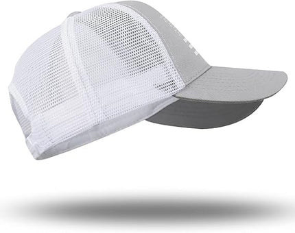 American Flag Trucker Hat - Snapback Hat, Baseball Cap for Men Women - Breathable Mesh Side, Adjustable Fit - for Casual Wear