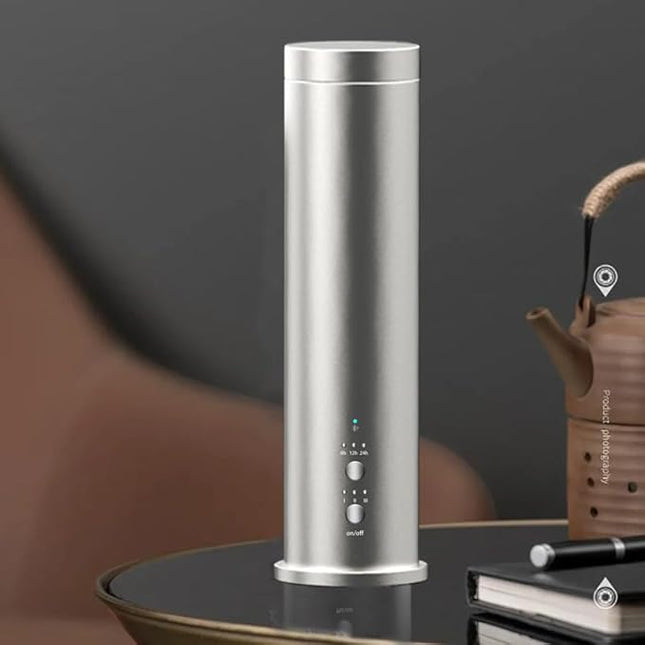 Waterless Diffuser Machine Scent Air Machine Covers 1500 Sq Ft for Home Diffusers Essential Oil Diffusers Studio Scent Diffuser Large Room Fragrance App Remote Control Capacity 3.5 Oz Ancient Silver