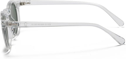 Gleyemor Vintage Polarized Sunglasses for Men Round Sunglasses UV400 Protection Retro Hand-crafted Acetate Frame