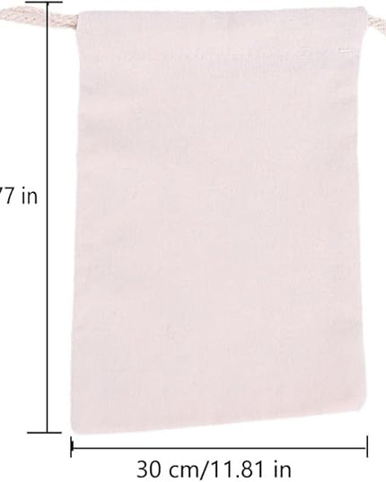 Breathable Dust-proof Drawstring Storage Pouch String Bag for Handbags Purses Shoes Eco Bag (5 PCS,11.81 * 13.77 IN)