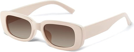 JASPIN Rectangle Sunglasses for Women Men Trendy Y2k Retro 90s Sun Glasses UV Protection Cool Square Frame