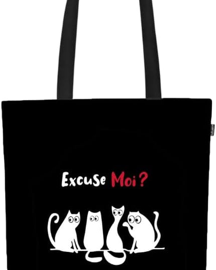 Ecoright Tote Bag for Women with Zipper, Small Tote Bag, Canvas Bag, Reusable Cotton Bag for Beach, Grocery, School & Work