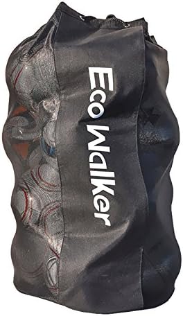 Ball Bag Large Capacity (Holds 16 Soccer Balls) Heavy Duty Mesh Drawstring with Adjustable Shoulder Strap and Thick Handle
