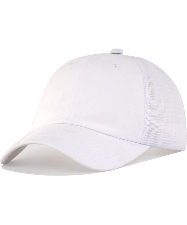 CYGTE Distressed Soft Trucker Hat | XL/XXL Available | Unstructured Vinatge Washed Snapback Baseball Cap for Men Women
