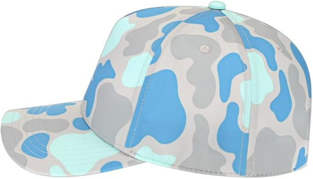 The Hat Pros Cap America i2026 Mid Profile 5-Panel Daybreak Camo Cap w/Quick-Dry Sweatband & Adjustable Snapback