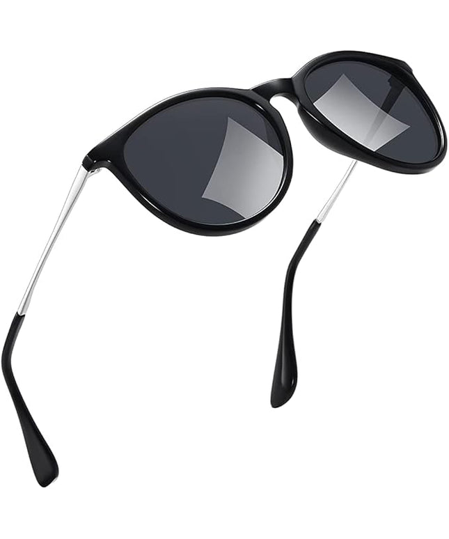 CHBP Polarized Sunglasses for Women Men - Trendy 2025 Vintage Classic Retro Round Mirrored Lens Designer Style
