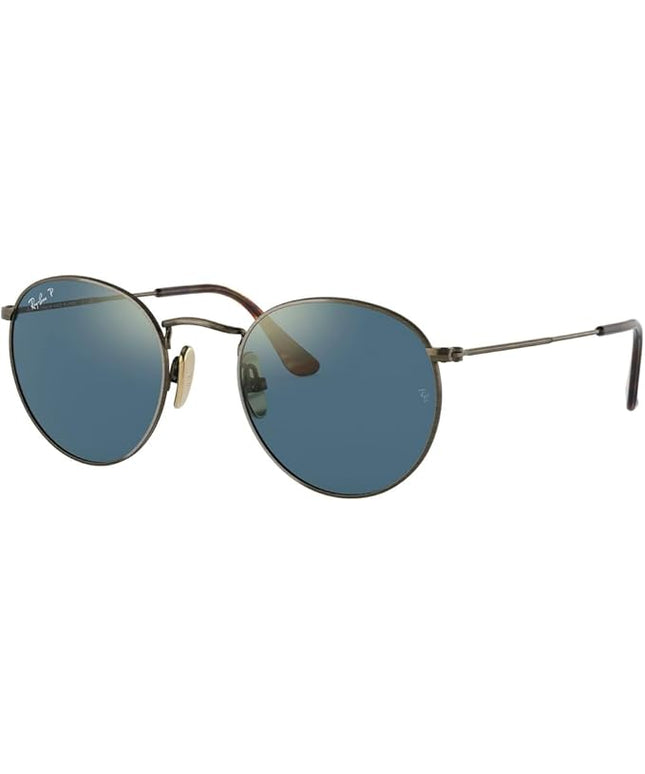 Ray-Ban Unisex Rb8247 Round Titanium Round Sunglasses