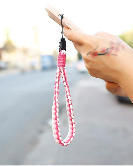 2 PCS Universal Cell Phone Wrist Strap, Handmade Phone Case Wrist Lanyard, Phone Charms Strap for Women Girls(4)
