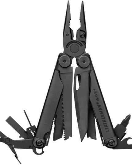 LEATHERMAN, Wave+, 18-in-1 Full-Size, Versatile Multi-tool for DIY, Home, Garden, Outdoors or Everyday Carry (EDC), Black
