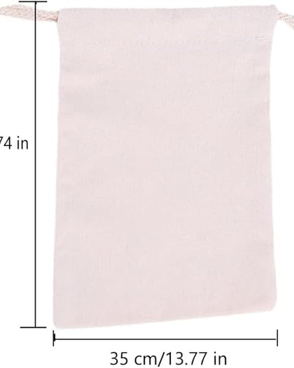 Breathable Dust-proof Drawstring Storage Pouch String Bag for Handbags Purses Shoes Eco Bag (5 PCS,13.77 * 15.74 in)