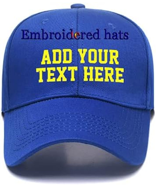 Custom Embroidered Hats Your Own Text Curved Bill Hip Hop Snapback Baseball Hats