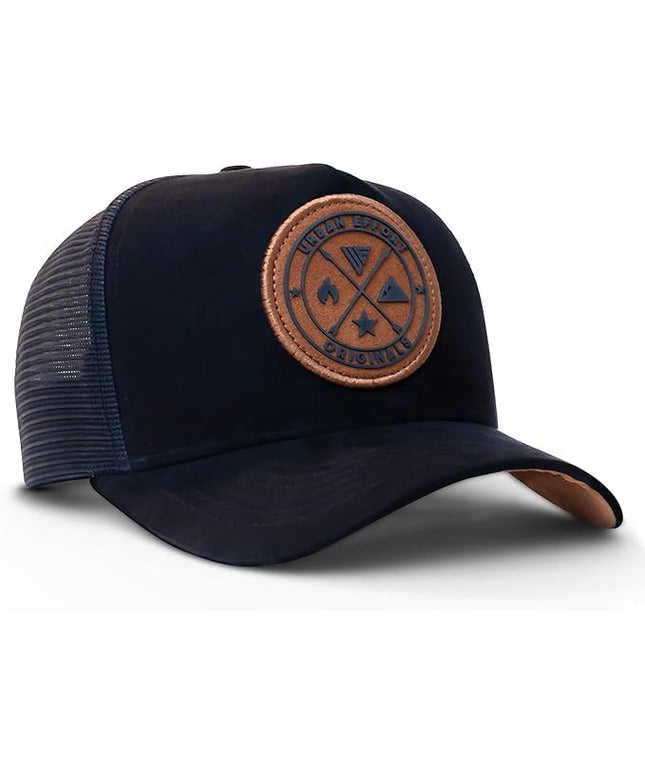 Urban Effort Mesh Back Cap - for Men and Women Baseball Hat 5-Panel Trucker Hat - Great Snapback Closure for Hunting & Hiking
