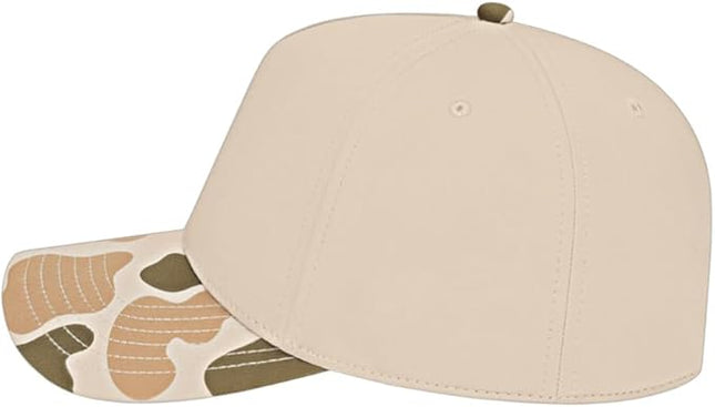 The Hat Pros Cap America i2026 Mid Profile 5-Panel Daybreak Camo Cap w/Quick-Dry Sweatband & Adjustable Snapback