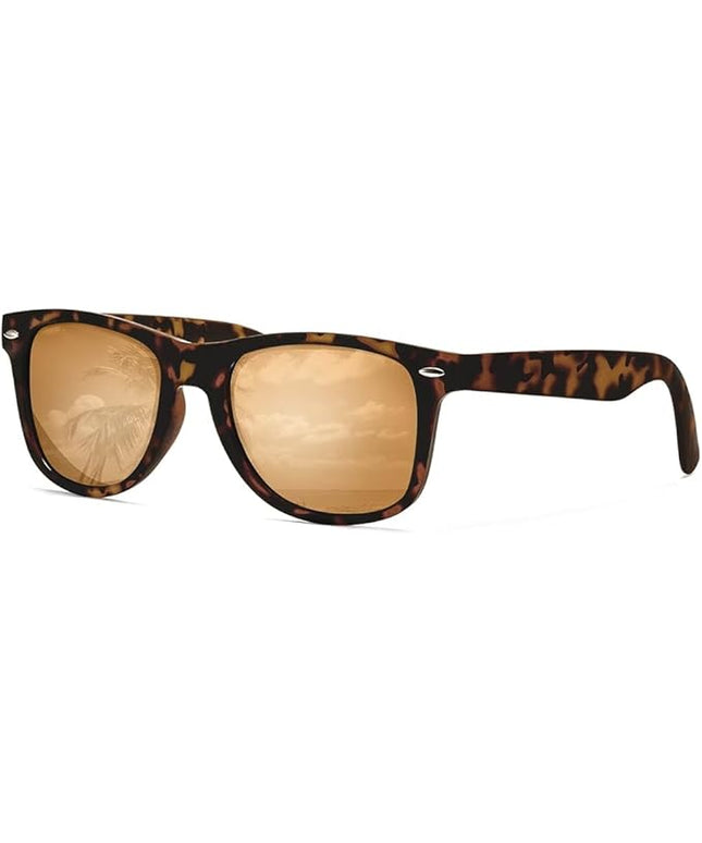 DEMIKOS Sunglasses Men Polarized Sunglasses for Mens Womens Retro Mirror Lens for Driving Fishing UV Protection