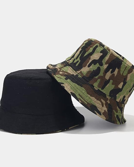 XYIYI Cute Bucket Hat Beach Fisherman Hats for Women, Reversible Double-Side-Wear