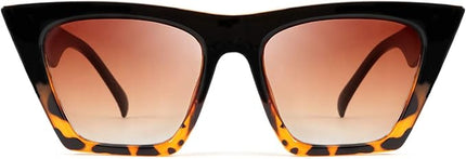 FEISEDY Vintage Square Cat Eye Sunglasses Women Trendy Cateye Sunglasses B2473