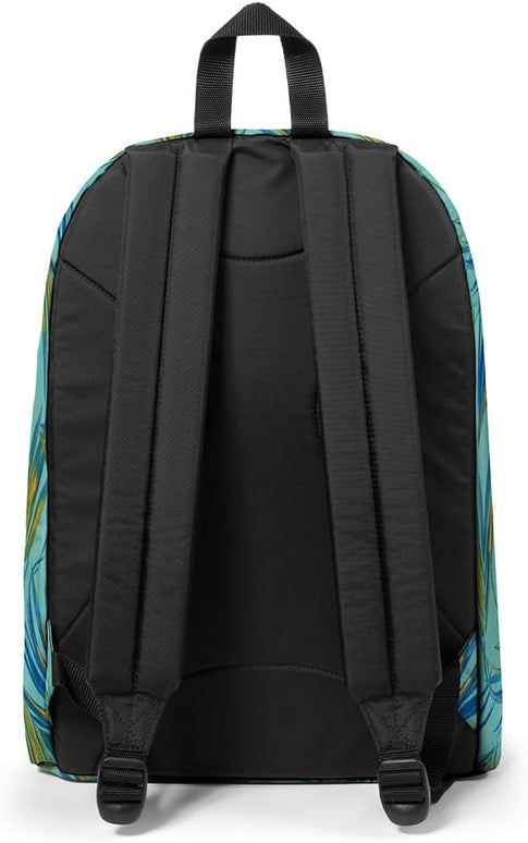 EASTPAK Unisex Out of Office BACKPACKS, Brize Palm Aqua, One Size, OUT OF OFFICE