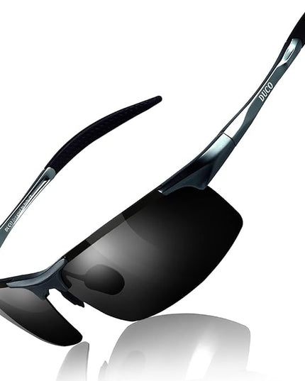 DUCO Mens Sports Polarized Sunglasses UV Protection Sunglasses for Men 8177s