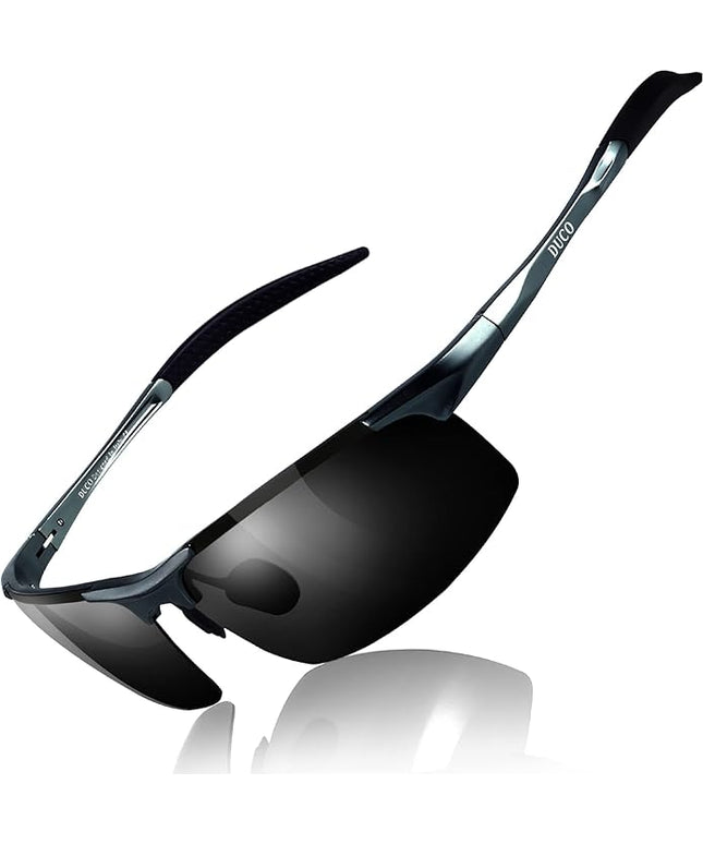 DUCO Mens Sports Polarized Sunglasses UV Protection Sunglasses for Men 8177s