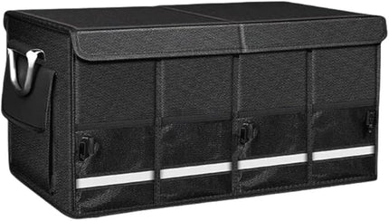 Collapsible Multi Compartment Car Trunk Organizer,SUV Trunk Organizer, suitable for Car Accessories Interior for Women and Men (JB-06)