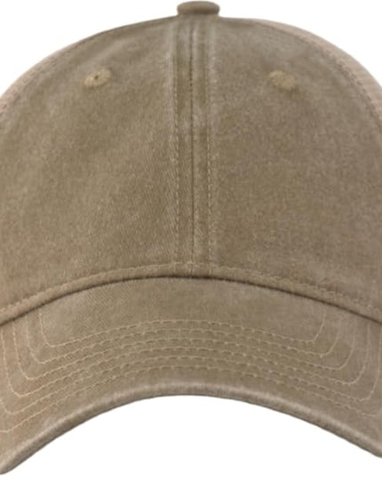 Comfy Vintage Trucker Baseball Hat- M/L/XL/XXL Women Men Unstructured Washed Dad Cap | Snapback | Soft Crown | Soft Mesh