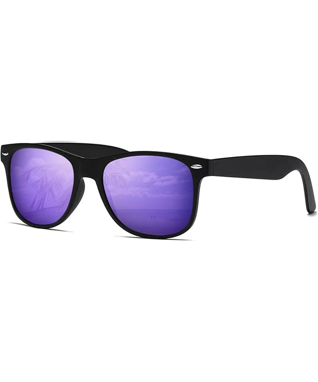 DEMIKOS Sunglasses Men Polarized Sunglasses for Mens Womens Retro Mirror Lens for Driving Fishing UV Protection
