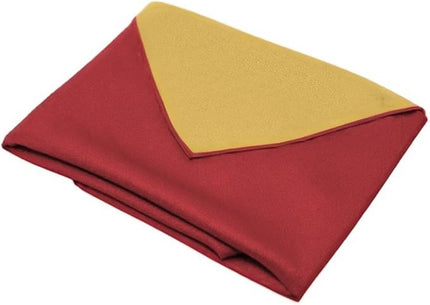 Furoshiki Japanese Wrapping Cloth Eco Gift Wrap Paper Reversible Eco-bag Christmas birthday Gift Wrapping Bento Lunch Cake Wine Bottle Box Kimono Cover (Bright Red and Yellow, 27.6 x 27.6 inches)