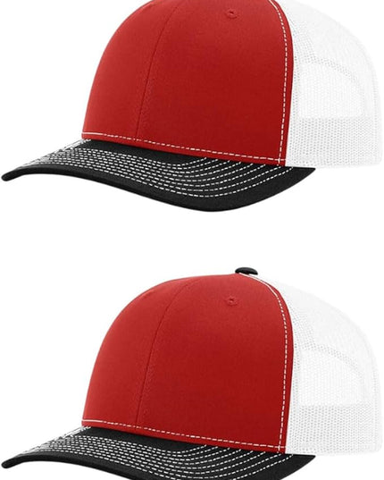 Richardson 112 Classic Six-Panel Adjustable Snapback Trucker Cap | Bulk Packs Available