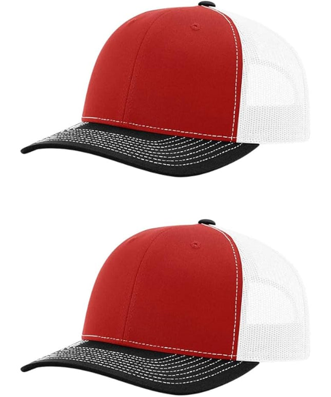Richardson 112 Classic Six-Panel Adjustable Snapback Trucker Cap | Bulk Packs Available