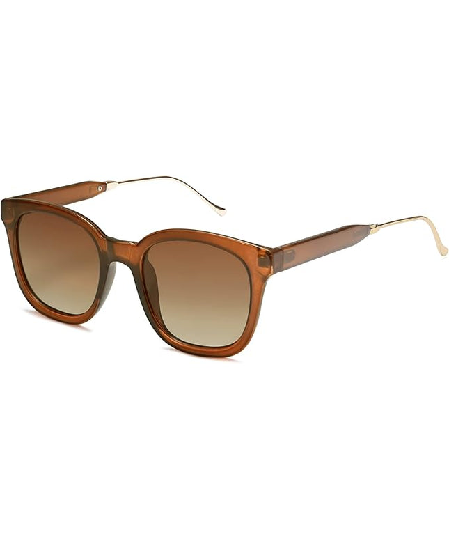 SOJOS Classic Square Polarized Sunglasses Womens Mens Retro Trendy UV400 Sunnies SJ2050