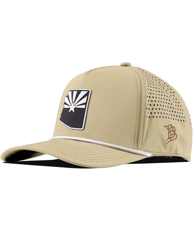 Branded Bills Arizona Vintage PVC 5-Panel Performance, Lightweight, Comfortable Baseball Cap