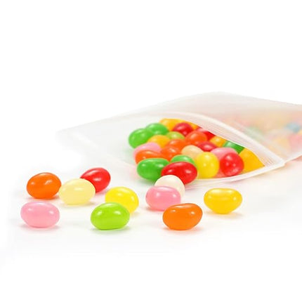 Somoga 200 PCS 3" x 4" Thick 4 Mil Small Clear Zip Poly Bags Plastic Reclosable Zip Seal Lock Bags Heavy-Duty Necklace Ring Coin Beads Jewelry Pill Zipper Bag