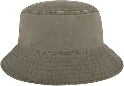 Ashen Fane Garment Washed Combed Cotton Twill Packable Lightweight Unisex Bucket Hat