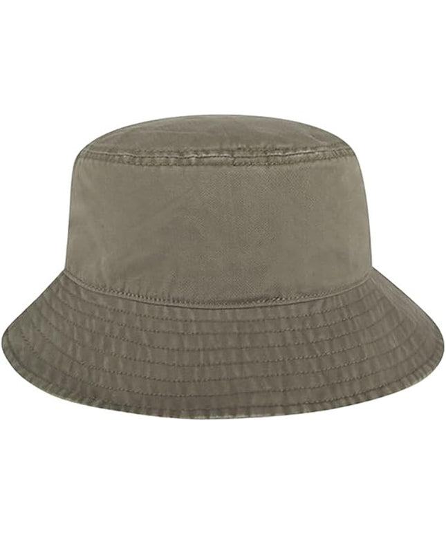 Ashen Fane Garment Washed Combed Cotton Twill Packable Lightweight Unisex Bucket Hat
