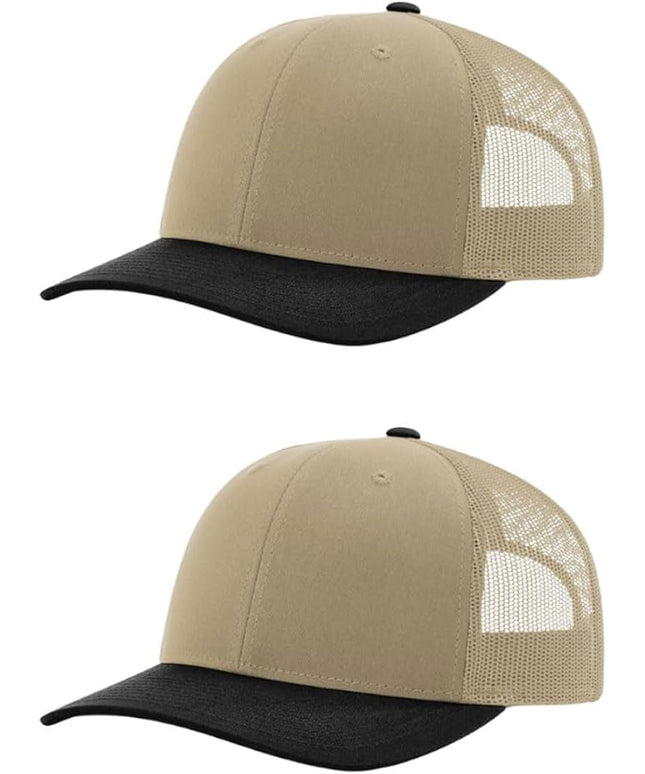 Richardson 112 Classic Six-Panel Adjustable Snapback Trucker Cap | Bulk Packs Available
